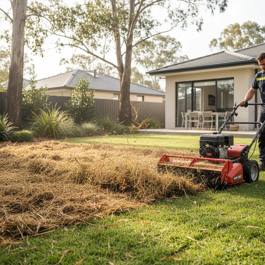Lawn Dethatching